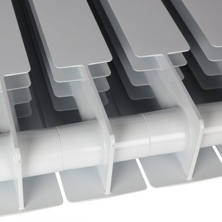 Биметаллический радиатор STOUT Alpha 500 10 секции боковое подключение SRB-2310-050010