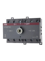Реверсивный рубильник ABB OT63F3C до 63А 3-полюсный для установки на DIN-рейку или монтажную плату без ручки 1SCA105338R1001