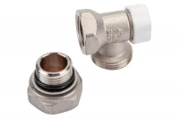 Клапан Stout угловой запорно-балансировочный с уплотнителем 1/2" SVL-1156-100015
