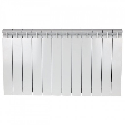 Биметаллический радиатор STOUT Alpha 500 12 секции боковое подключение SRB-2310-050012