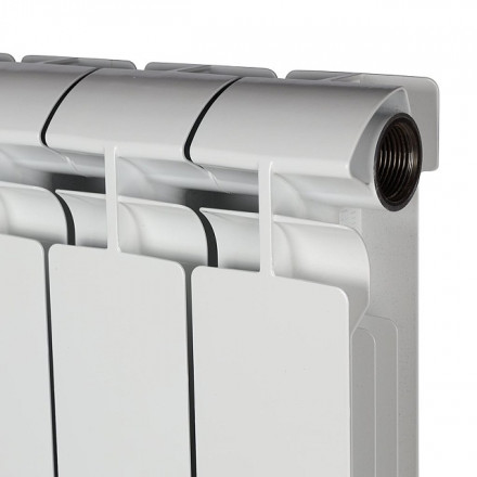 Биметаллический радиатор STOUT Alpha 500 12 секции боковое подключение SRB-2310-050012