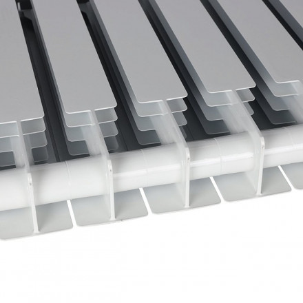 Биметаллический радиатор STOUT Alpha 500 12 секции боковое подключение SRB-2310-050012