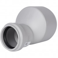 Переходник STOUT эксцентрический канализационный бесшумный D110x58 SKB-0013-011058
