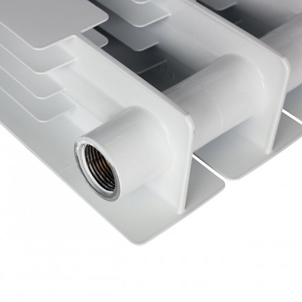 Биметаллический радиатор STOUT Alpha 350 4 секции боковое подключение SRB-2310-035004