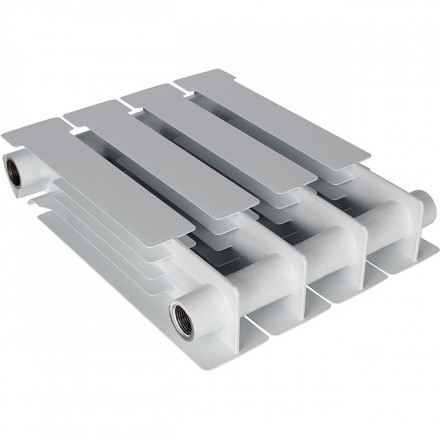 Биметаллический радиатор STOUT Alpha 350 4 секции боковое подключение SRB-2310-035004