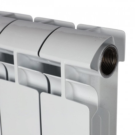 Биметаллический радиатор STOUT Alpha 350 4 секции боковое подключение SRB-2310-035004
