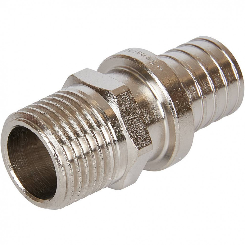 Переходник STOUT никелированный с наружной резьбой 20x2xR 1/2" SFA-0001-200212