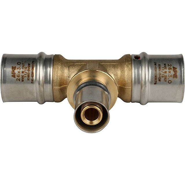 Тройник STOUT переходной прессовой 26x16x26 SFP-0005-261626