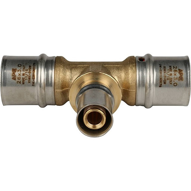Тройник STOUT переходной прессовой 26x16x26 SFP-0005-261626