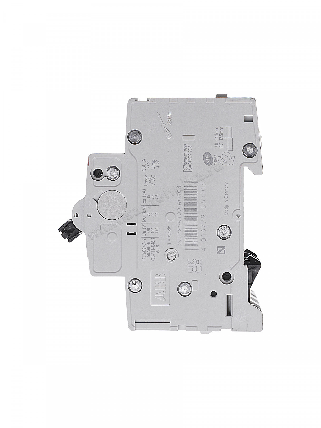 Автоматический выключатель ABB 4-полюсный S204 C50 2CDS254001R0504