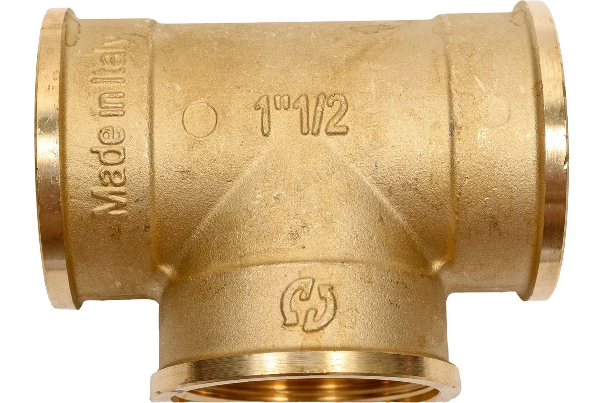 Тройник STOUT внутренняя резьба 1 1/2" SFT-0019-000112