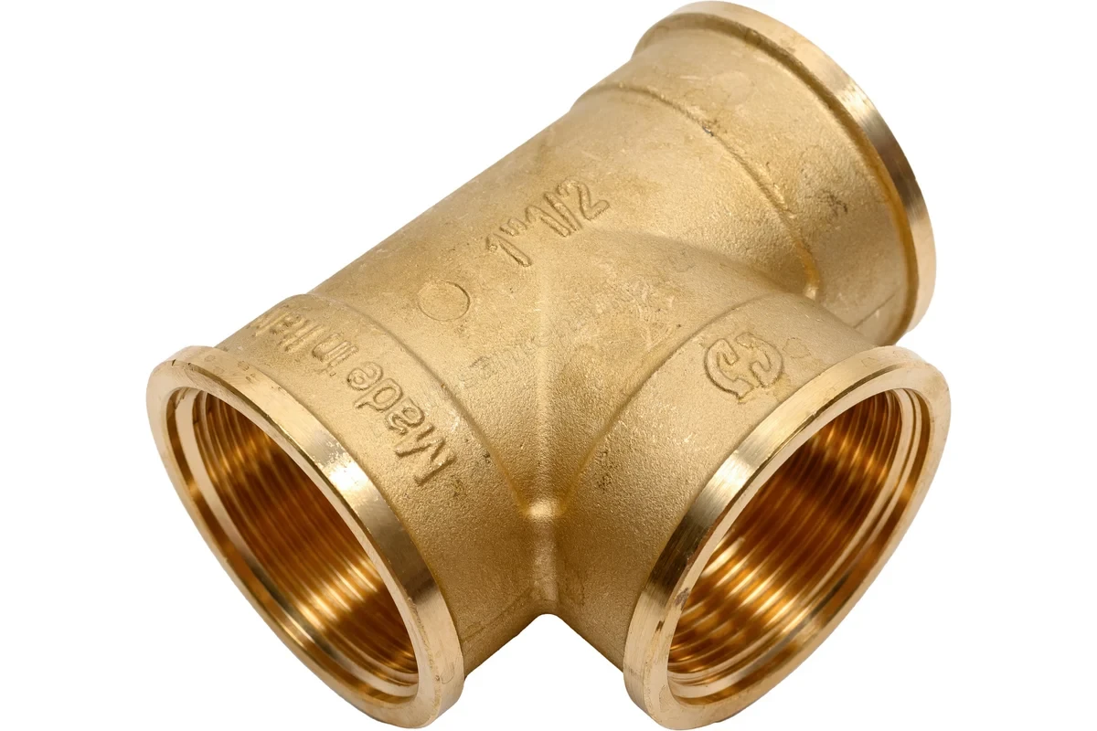 Тройник STOUT внутренняя резьба 1 1/2" SFT-0019-000112