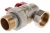 Кран Rommer шаровой 1" полнопроходной угловой с американкой ВН/НР RBV-0006-0610225