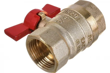 Шаровый кран VALTEC СТАНДАРТ, рукоятка бабочка 3/4, вн.-вн. VT.122.G.05