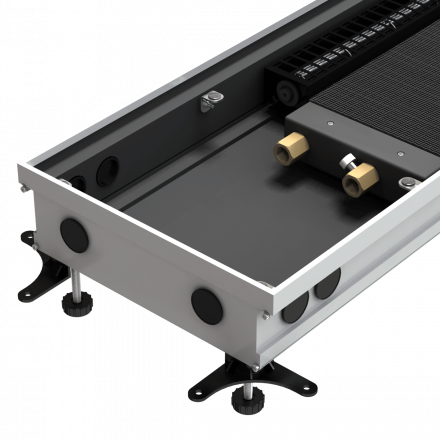 Конвектор ASKON внутрипольный водяной КВП 65/200/4900 АСКОН без вентилятора (с решеткой)