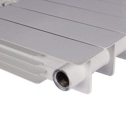 Биметаллический радиатор STOUT Alpha 350 6 секции боковое подключение SRB-2310-035006