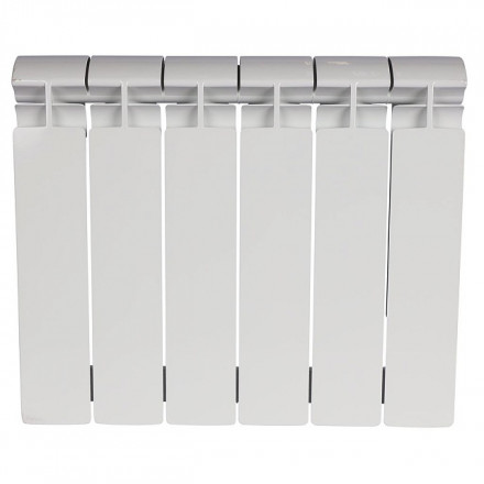 Биметаллический радиатор STOUT Alpha 350 6 секции боковое подключение SRB-2310-035006