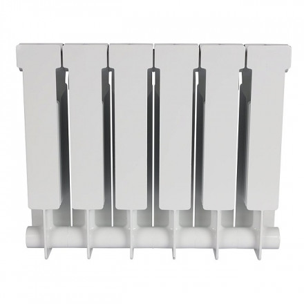 Биметаллический радиатор STOUT Alpha 350 6 секции боковое подключение SRB-2310-035006