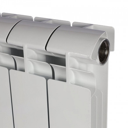 Биметаллический радиатор STOUT Alpha 350 6 секции боковое подключение SRB-2310-035006