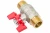 Кран Rommer шаровой 1/2" полнопроходной НР/НР RBV-0007-0410215