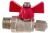 Шаровой кран для подключения манометра VALTEC 1/2нар - 1/4вн. VT.806.N.0402