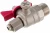 Шаровой кран для подключения манометра VALTEC 1/2нар - 1/4вн. VT.806.N.0402