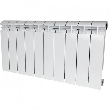 Биметаллический радиатор STOUT Alpha 350 10 секции боковое подключение SRB-2310-035010