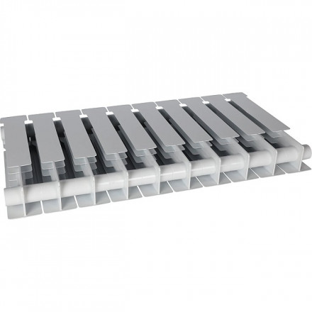 Биметаллический радиатор STOUT Alpha 350 10 секции боковое подключение SRB-2310-035010