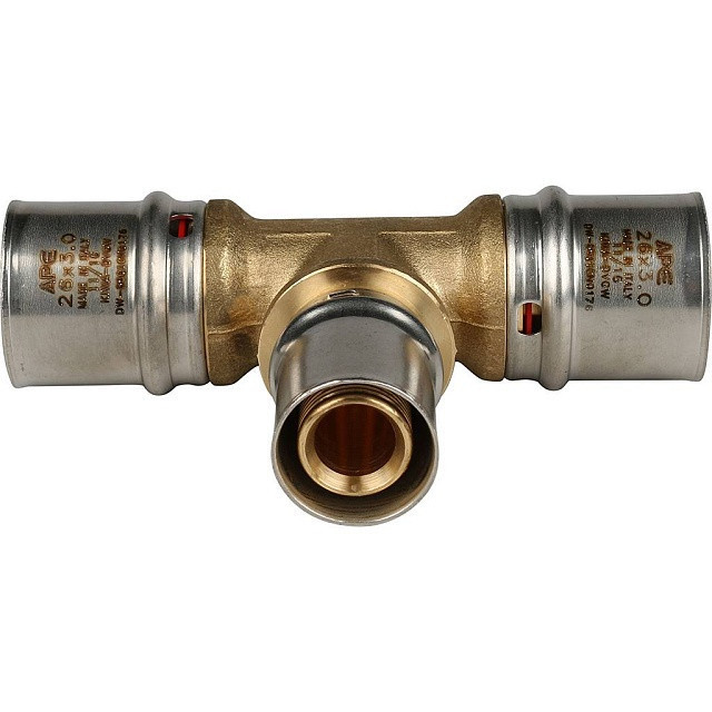 Тройник STOUT переходной прессовой 26x20x26 SFP-0005-262026