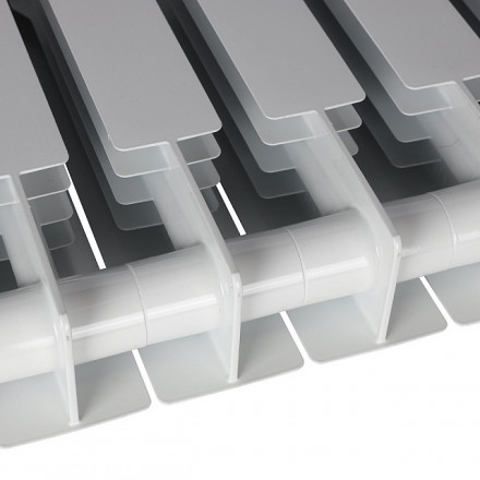 Биметаллический радиатор STOUT Alpha 350 12 секции боковое подключение SRB-2310-035012