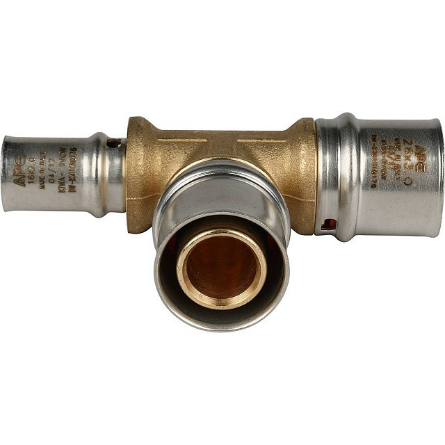 Тройник STOUT переходной прессовой 26x26x16 SFP-0005-262616