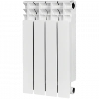 Биметаллический радиатор STOUT Titan 500 4 секции боковое подключение SRB-3310-050004
