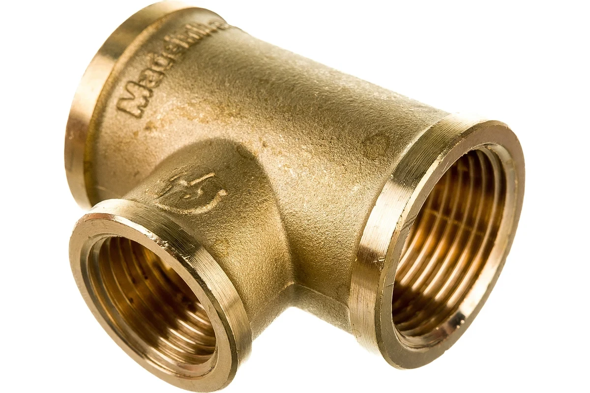 Тройник STOUT переходной внутренняя резьба 3/4"x1/2"x3/4" SFT-0021-341234