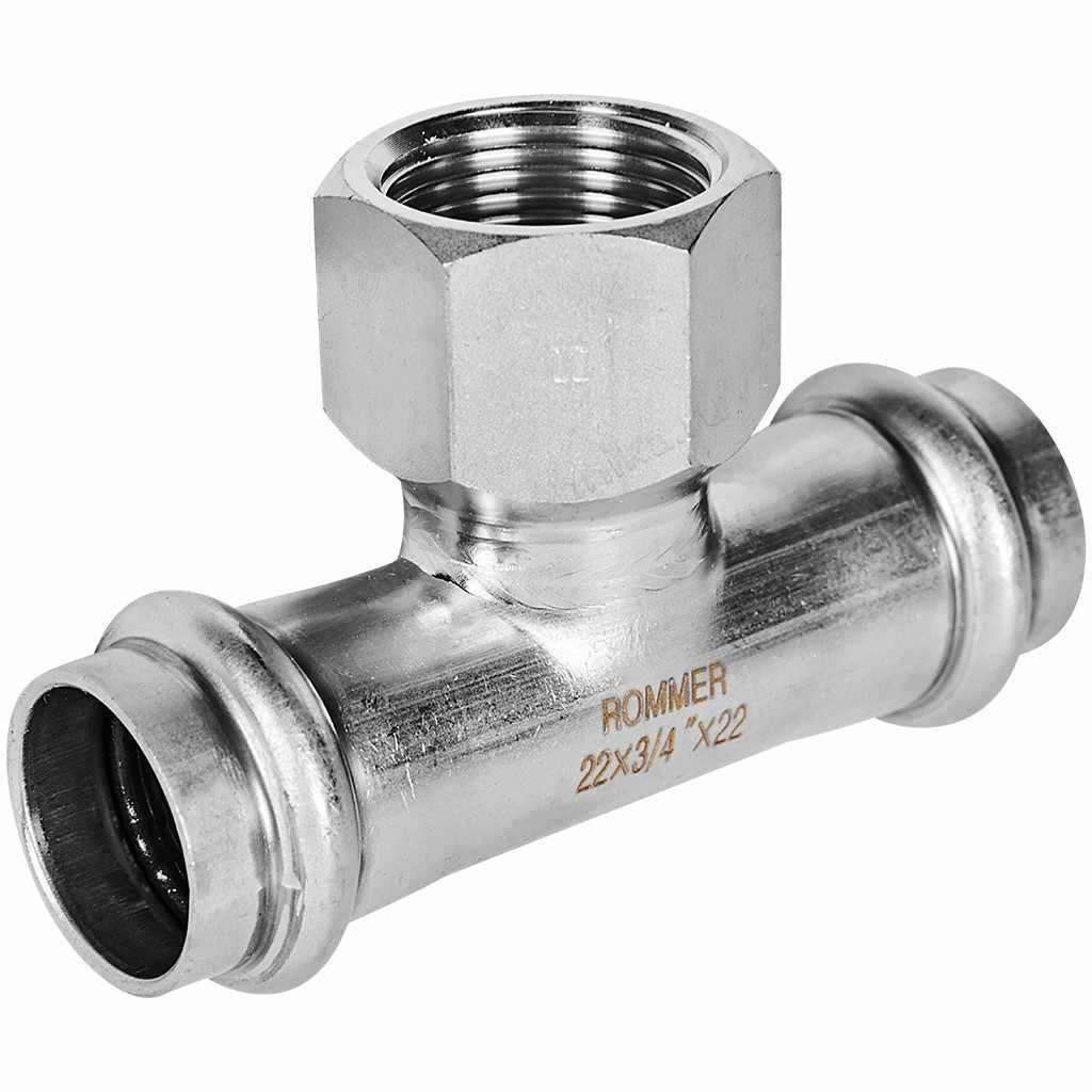 Тройник Rommer переходник ВПр-Вр 22x3/4 RSS-1015-002234