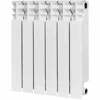 Биметаллический радиатор STOUT Titan 500 6 секции боковое подключение SRB-3310-050006