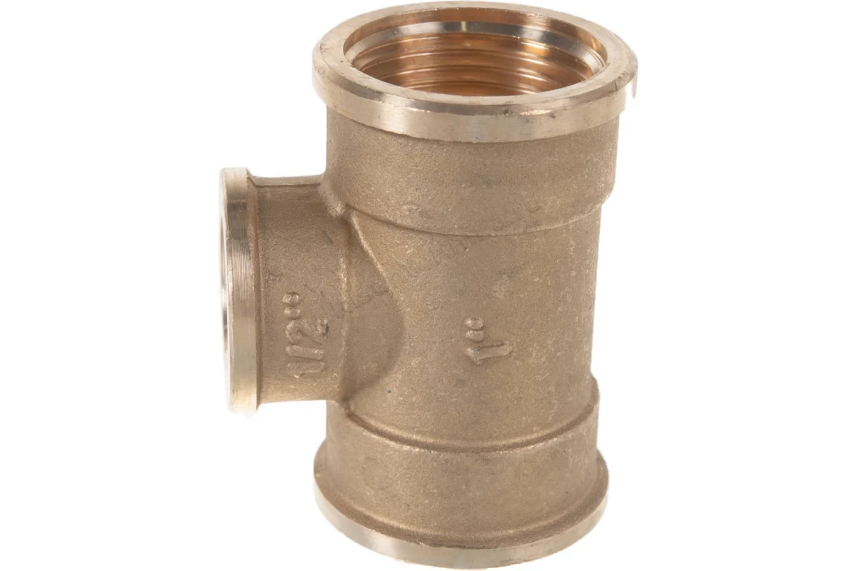 Тройник STOUT переходной внутренняя резьба 1"x1/2"x1" SFT-0021-001121