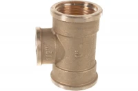 Тройник STOUT переходной внутренняя резьба 1"x1/2"x1" SFT-0021-001121