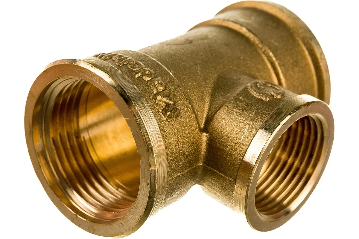 Тройник STOUT переходной внутренняя резьба 1"x3/4"x1" SFT-0021-001341
