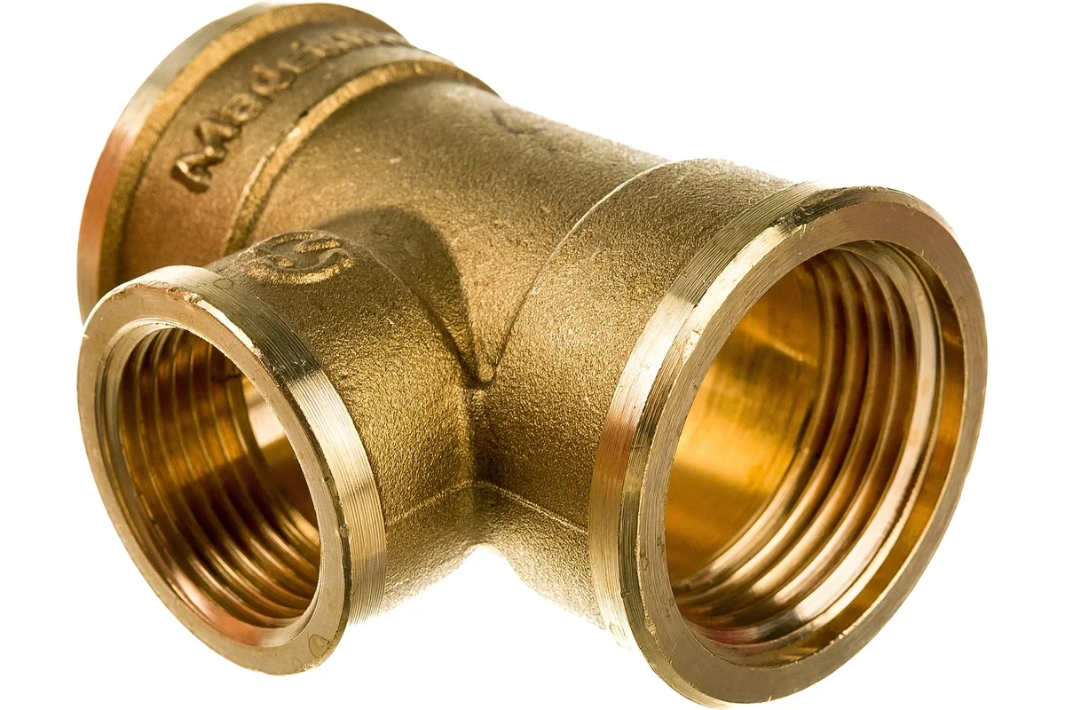Тройник STOUT переходной внутренняя резьба 1"x3/4"x1" SFT-0021-001341