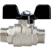 Кран Stout шаровой полнопроходной бабочка 1/2" SVB-0006-000015