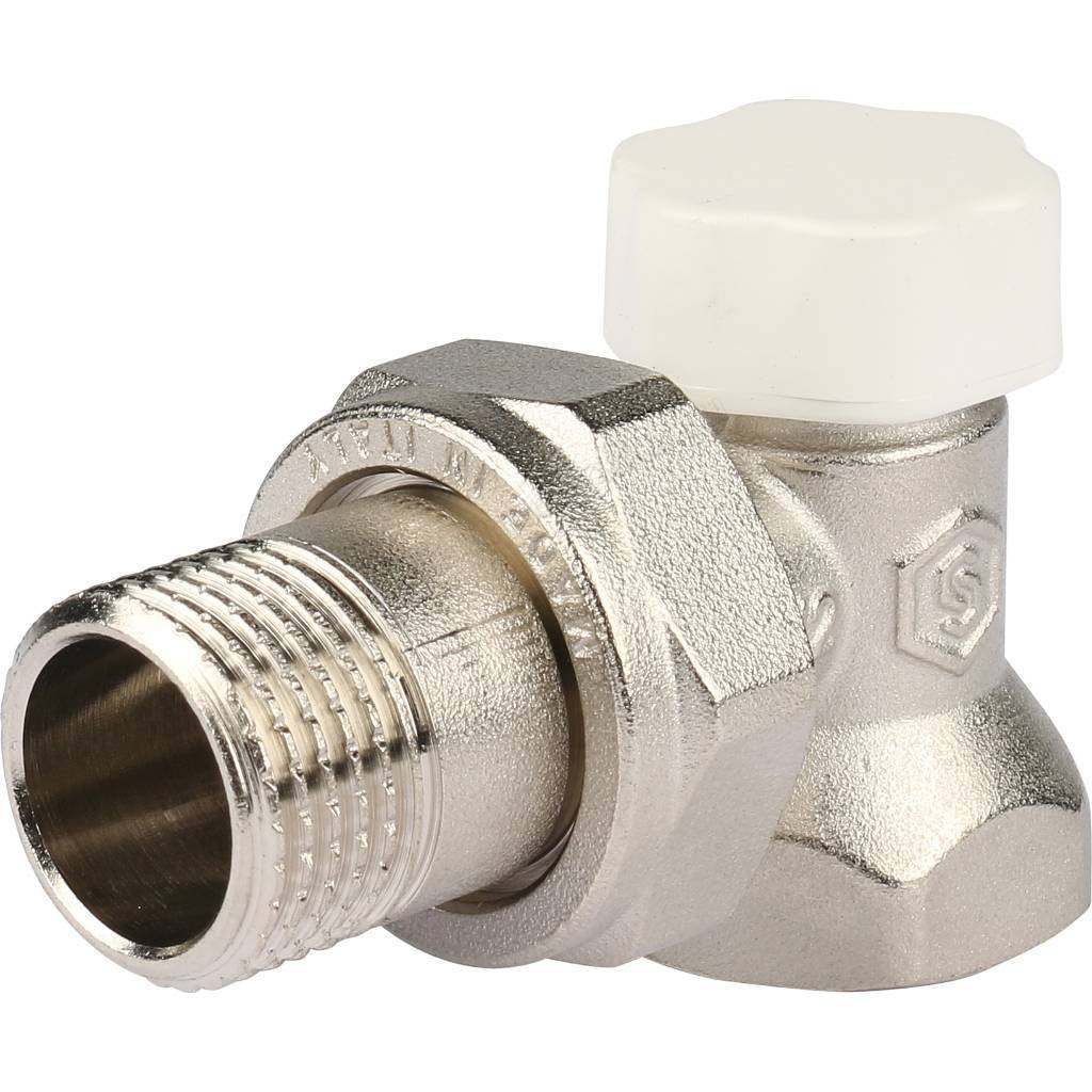 Клапан Stout угловой запорно-балансировочный 1/2" SVL-1156-000015