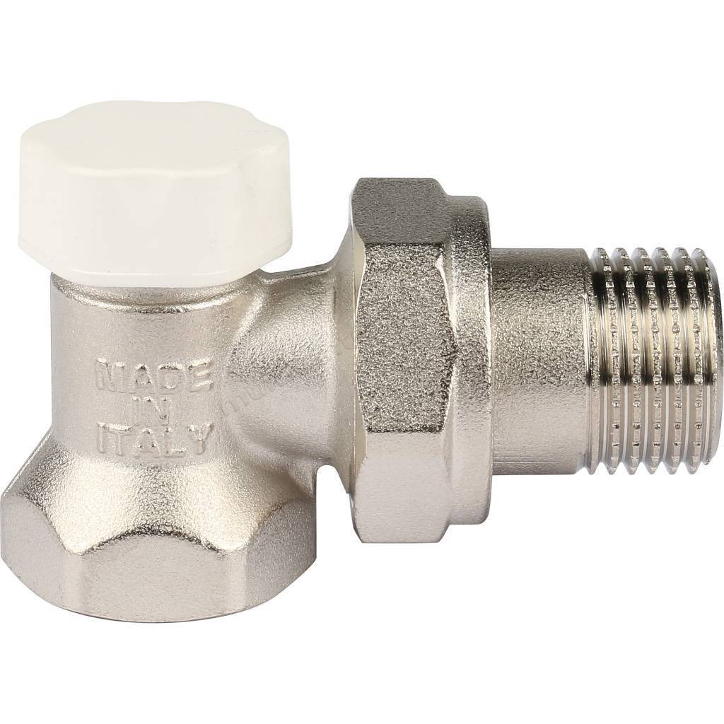Клапан Stout угловой запорно-балансировочный 1/2" SVL-1156-000015