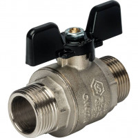 Кран Stout шаровой полнопроходной бабочка 3/4" SVB-0006-000020