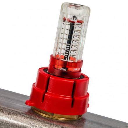 Коллектор STOUT из нержавеющей стали с расходомерами 2 вых. SMS 0917 000002