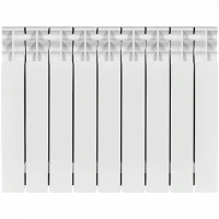 Биметаллический радиатор STOUT Titan 500 9 секции боковое подключение SRB-3310-050009