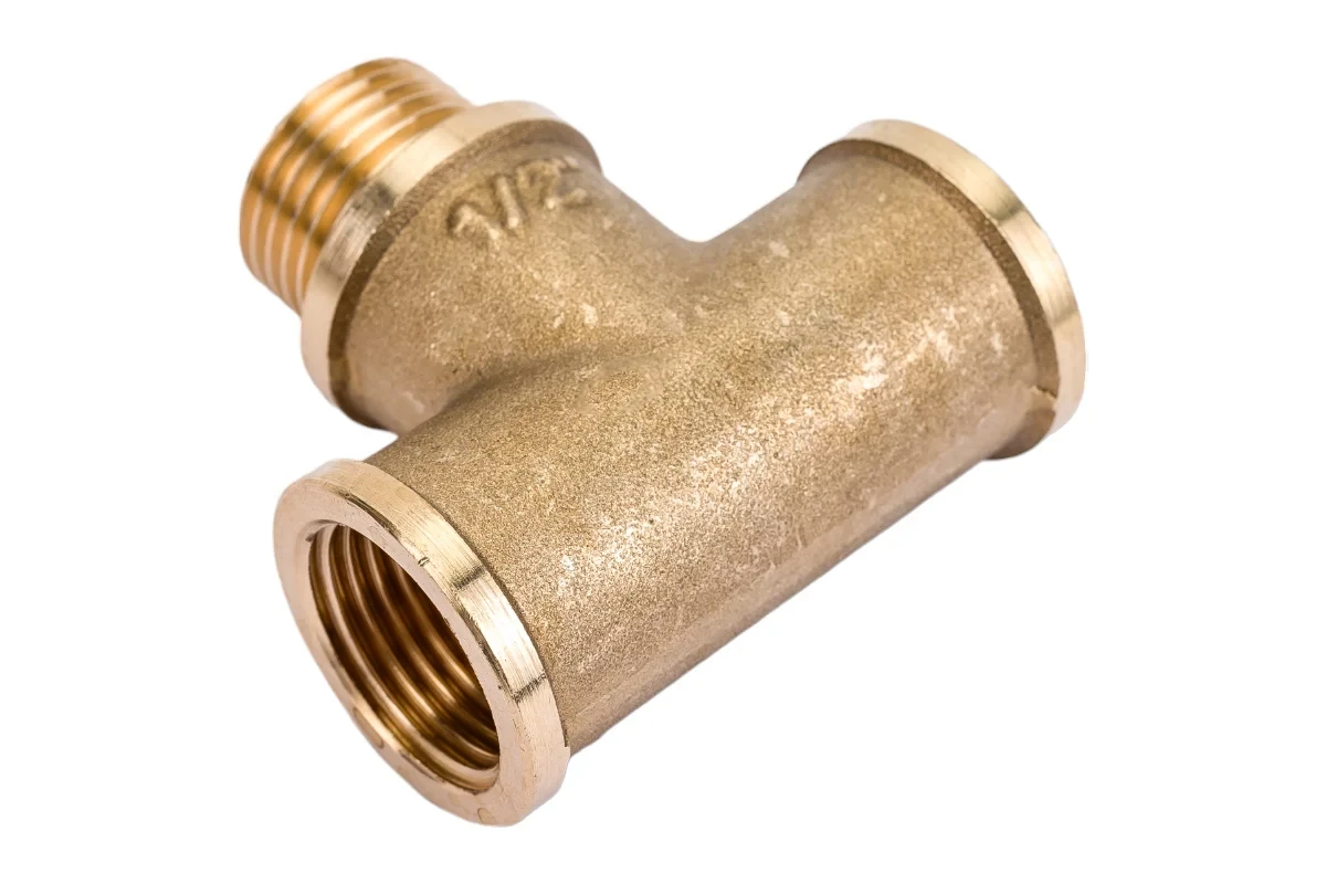Тройник STOUT внутренняя / наружная резьба 1/2"x1/2"x1/2" SFT-0064-121212