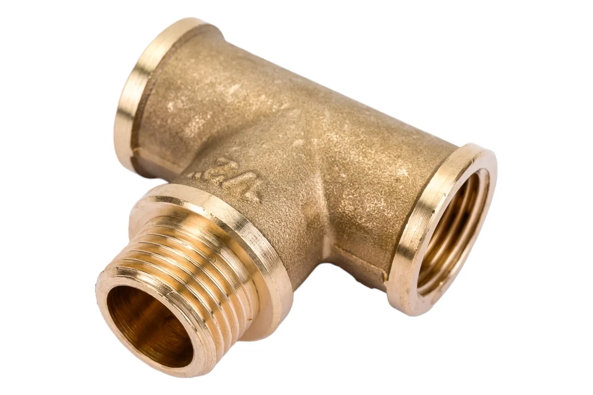 Тройник STOUT внутренняя / наружная резьба 1/2"x1/2"x1/2" SFT-0064-121212