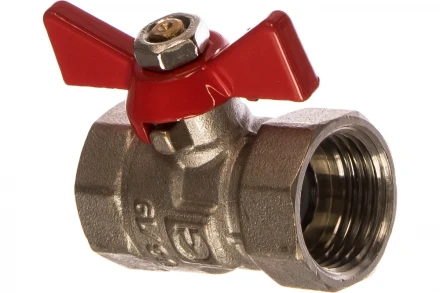 Шаровой кран, рукоятка бабочка 1/2 вн.-вн. Valtec COMPACT VT.092.N.04