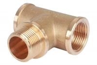 Тройник STOUT внутренняя / наружная резьба 3/4"x3/4"x3/4" SFT-0064-343434