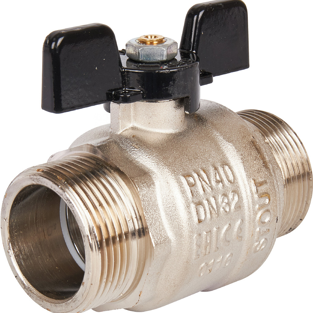 Кран Stout шаровой полнопроходной бабочка 1 1/4" SVB-0006-000032